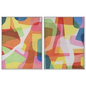 Pintura DKD Home Decor 100 x 3,7 x 100 cm Abstrato Urbana (2 Unidades) | Tienda24 - Global Online Shop Tienda24.eu