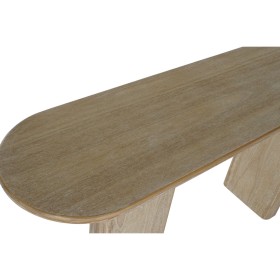 Conjunto de 2 mesas Castanho Prateado Aço inoxidável Madeira de mangueira 75 x 75 x 41 cm (2 Unidades) | Tienda24 - Global Online Shop Tienda24.eu