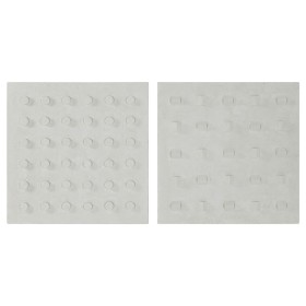 Décoration murale Home ESPRIT Blanc Bois MDF Moderne 80 x 6,5 x 80 cm de Home ESPRIT, Objets de décoration - Réf : S3058761, ...