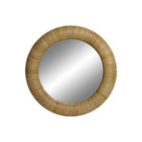 Wall mirror Alexandra House Living White Cream Metal Pine 2 x 60 x 60 cm | Tienda24 - Global Online Shop Tienda24.eu