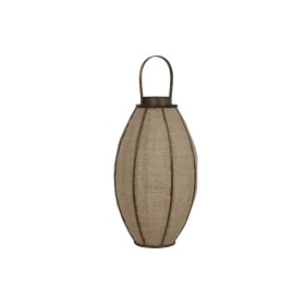 Portacandele Home ESPRIT Naturale Juta Bambù 34 x 34 x 60 cm di Home ESPRIT, Candelieri e portacandele - Rif: S3058852, Prezz...