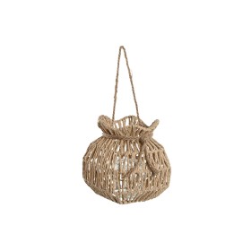 Castiçais Home ESPRIT Natural Metal Corda 15 x 15 x 20 cm de Home ESPRIT, Candelabros e suportes para velas - Ref: S3058863, ...