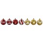 Bolas de Natal Home ESPRIT Vermelho Dourado PVC 25 x 6 x 25 cm (16 Peças) | Tienda24 - Global Online Shop Tienda24.eu