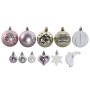 Christmas Baubles Home ESPRIT Pink PVC 25 x 6 x 25 cm | Tienda24 - Global Online Shop Tienda24.eu