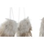 Hanging decoration Home ESPRIT White Golden Feather 28 x 4 x 33 cm (2 Units) | Tienda24 - Global Online Shop Tienda24.eu