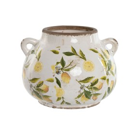 Compre Vaso Home ESPRIT Amarelo Branco Castanho