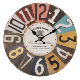 Horloge Murale Versa Chateau Métal (5 x 28 x 28 cm) de Versa, Pendules murales - Réf : S3402540, Prix : 6,90 €, Remise : %