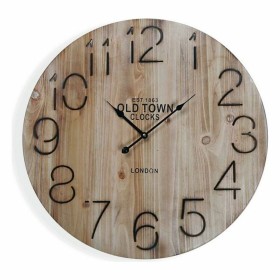 Wall Clock Old Town Wood (4,5 x 58 x 58 cm) by Versa, Wall Clocks - Ref: S3402543, Price: 23,79 €, Discount: %