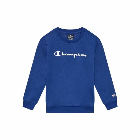 Jungen Sweater mit Kapuze Champion Crewneck Blau Weiß | Tienda24 Tienda24.eu