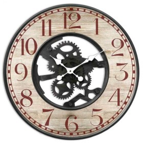 Horloge Murale Industry (59 cm) Métal de Versa, Pendules murales - Réf : S3405357, Prix : 32,90 €, Remise : %