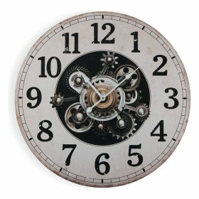 Wall Clock Versa Wood (3 x 58 x 58 cm) by Versa, Wall Clocks - Ref: S3405377, Price: 20,78 €, Discount: %