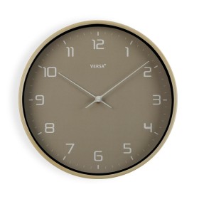 Orologio da Parete Versa Grigio Legno 30,5 x 4,3 x 30,5 cm Quarzo Poliuretano di Versa, Orologi da parete - Rif: S3408206, Pr...