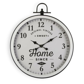 Horloge Murale Versa Métal (5 x 73,5 x 60 cm) de Versa, Pendules murales - Réf : S3409719, Prix : 42,54 €, Remise : %