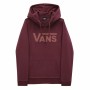 Sudadera con Capucha Mujer Vans V Logo Blanco Marrón | Tienda24 Tienda24.eu