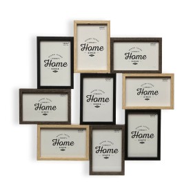 Cornice Portafoto 26 x 2 x 31 cm Cristallo Legno Marrone Rame Plastica (6 Unità) | Tienda24 - Global Online Shop Tienda24.eu