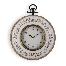 Wall Clock Home ESPRIT White Crystal MDF Wood 32 x 4,5 x 32 cm (2 Units) | Tienda24 - Global Online Shop Tienda24.eu