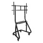 Soporte TV Fijo TooQ FS20200M-B 60" - 105" 100 Kg Negro Ruedas