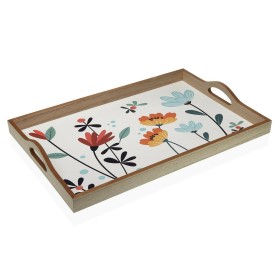 Tray Versa Selene MDF Wood 30 x 5 x 45 cm Flowers by Versa, Plates and dishes - Ref: S3412478, Price: 10,19 €, Discount: %