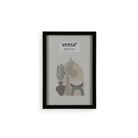 Photo frame Versa Black MDF Wood Vintage 1,2 x 32 x 22 cm by Versa, Table and wall frames - Ref: S3412812, Price: 4,48 €, Dis...