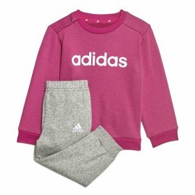 Conjunto de Desporto para Bebé Adidas 3 Stripes Azul | Tienda24 Tienda24.eu