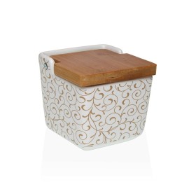 Portasale con Coperchio Versa Gourmet Ceramica 8,8 x 8,5 x 8,8 cm | Tienda24 - Global Online Shop Tienda24.eu