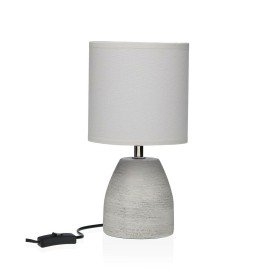 Desk lamp Alexandra House Living White Grey Metal Cloth 220-240 V 23 x 46 x 23 cm | Tienda24 - Global Online Shop Tienda24.eu