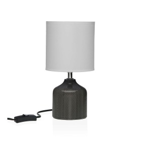 Desk lamp Versa Miracle Grey Ceramic 14 x 28 x 10 cm by Versa, Bedside and Table Lamps - Ref: S3413034, Price: 10,32 €, Disco...