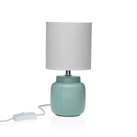 Desk lamp Versa Vesta Green Ceramic 13 x 26 x 10 cm by Versa, Bedside and Table Lamps - Ref: S3413039, Price: 10,32 €, Discou...