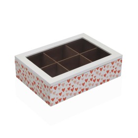 Caixa para Infusões Versa Amore Madeira 17 x 7 x 24 cm de Versa, Arrumação para chá e café - Ref: S3413145, Preço: 9,20 €, De...