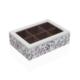 Box for Infusions Versa Caprice Wood 17 x 7 x 24 cm by Versa, Tea and coffee storage - Ref: S3413148, Price: 9,20 €, Discount: %