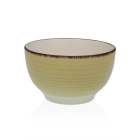 Bowl Versa Beige Stoneware 14 x 8,3 x 14 cm by Versa, Bowls and large cups - Ref: S3413574, Price: 3,48 €, Discount: %