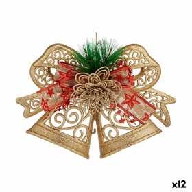 Decorazione Natalizia Cappe Rosso Verde Dorato PVC 28 x 23 x 5 cm (12 Unità) di Krist+, Natale - Rif: S3627006, Prezzo: 26,93...