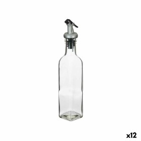 Cruet Transparent Glass Steel 250 ml (12 Units) by Vivalto, Dispensers for dressings and spices - Ref: S3628387, Price: 15,74...