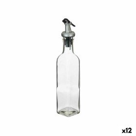 Condiment Set Home ESPRIT Transparent Metal Crystal 300 ml 22,5 x 6 x 23 cm | Tienda24 - Global Online Shop Tienda24.eu