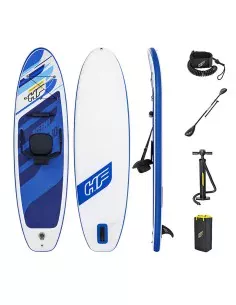 Planche de Paddle Surf Gonflable avec Accessoires Bestway Hydro-Force Blanc 305 x 84 x 12 cm | Tienda24 Tienda24.eu