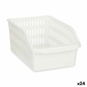 Contenitore per Frigorifero Bianco Plastica 20,3 x 12,8 x 30,5 cm (24 Unità) di Kinvara, Conservazione di alimenti - Rif: S36...