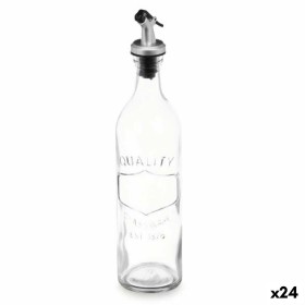 Aceitera Con relieve Transparente Vidrio 500 ml (24 Unidades) de Vivalto, Dosificadores de aliño y especias - Ref: S3631624, ...