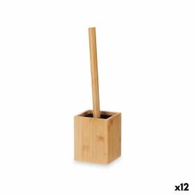 Toilet Brush Bamboo Plastic 10 x 36 x 10 cm (12 Units) by Berilo, Toilet accessories - Ref: S3632461, Price: 56,53 €, Discoun...