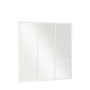 Wall mirror White Metal Crystal Window 90 x 90 x 2 cm | Tienda24 - Global Online Shop Tienda24.eu