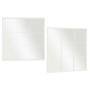 Wall mirror White Metal Crystal Window 90 x 90 x 2 cm | Tienda24 - Global Online Shop Tienda24.eu