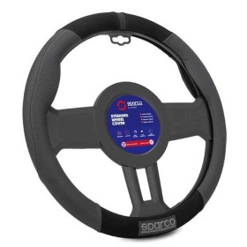 Coprivolante Sparco SPCS130BK Nero Ø 38 cm di Sparco, Volanti e alberi volano - Rif: S37113337, Prezzo: 20,64 €, Sconto: %