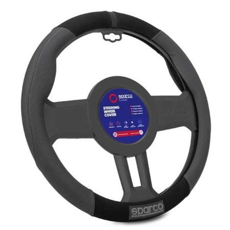 Coprivolante Sparco SPCS130BK Nero Ø 38 cm | Tienda24 - Global Online Shop Tienda24.eu