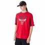 Men’s Short Sleeve T-Shirt New Era NBA MESH PANEL OS TEE CHIBU 60435481 Red (S) | Tienda24 Tienda24.eu