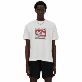 T shirt à manches courtes NBA SCRIPT MESH New Era WHIFDR 60284736 Blanc | Tienda24 Tienda24.eu