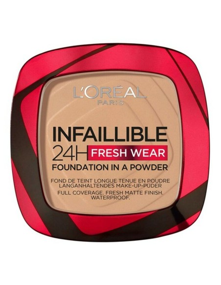 Maquillaje Compacto L'Oreal Make Up Infallible Fresh Wear 24 horas 140 (9 g) | Tienda24 Tienda24.eu