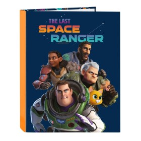 Ring binder Buzz Lightyear Navy Blue A4 (26.5 x 33 x 4 cm) by Buzz Lightyear, Filing cabinets - Ref: S4307236, Price: 1,59 €,...