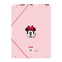 Organiser Folder Minnie Mouse Me time Pink A4 | Tienda24 - Global Online Shop Tienda24.eu