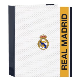 Reliure à anneaux Real Madrid C.F. Blanc A4 27 x 33 x 6 cm de Real Madrid C.F., Classeurs - Réf : S4309005, Prix : 3,69 €, Re...