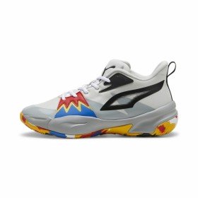 Sapatilhas de Basquetebol para Adultos Puma Court Rider Chaos Azul Claro | Tienda24 Tienda24.eu