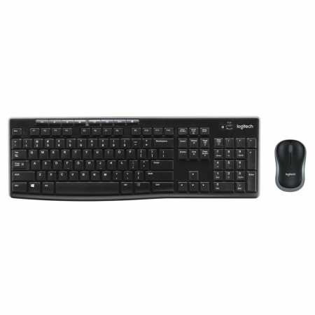 Tastatur mit Drahtloser Maus Logitech MK270 QWERTY Englisch | Tienda24 - Global Online Shop Tienda24.eu